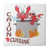 Carreau Cuisine cajun (Devant)