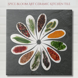 Carreau Cuisine d'Art Spice Bloom