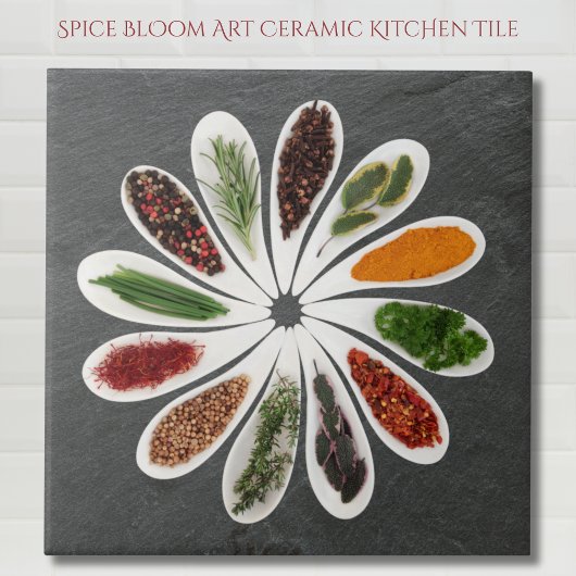 Carreau Cuisine d'Art Spice Bloom