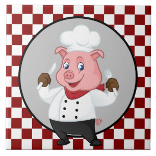 Carreau cuisine de cochon chef mignonne
