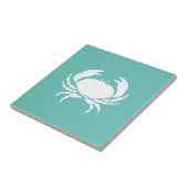 Carreau Cuisine de crabe Turquoise nautique (Côté)