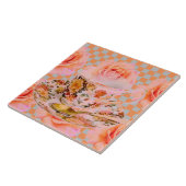 CARREAU CUISINE DREAM-THÉ ROSES & GOLD TEACUP (Côté)