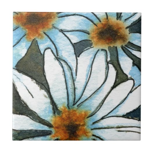 Carreau Cuisine "florale" Carrelée Jardin Carrelage cérami (Devant)