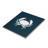 Carreau Cuisine moderne Nautique Crabe Bleu de la Marine (Côté)