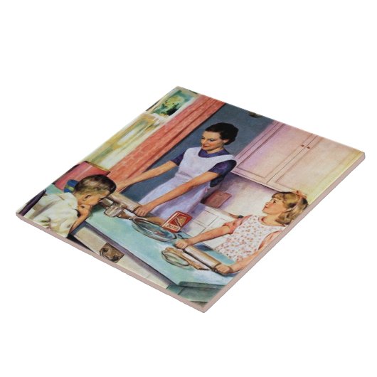 Carreau Cuisine rétro vintage (Côté)