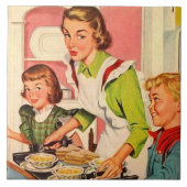 Carreau cuisine vintage rétro (Devant)