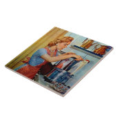 Carreau cuisine vintage rétro (Côté)