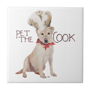 Carreau Cuisinier Labrador Retriever Jaune