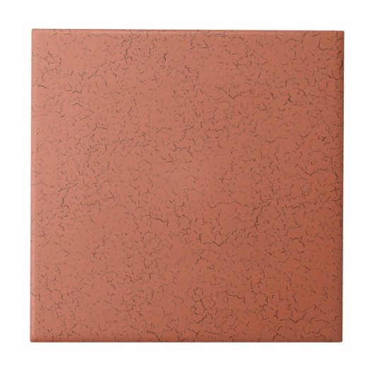 Carreau Cuivre rouge rose Brown Cracker Glaze couleur soli (Devant)