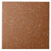 Carreau Cuivre rouille laqué crénelé Texture moderne simpl (Devant)