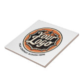 Carreau Custom Logo and Text Business (Côté)