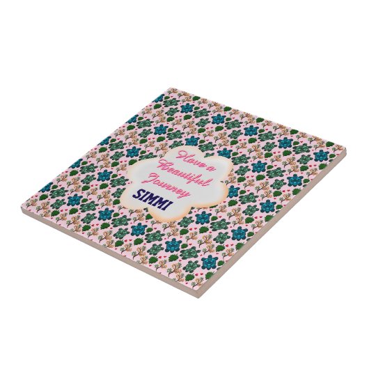 Carreau Custom turtle pattern  (Côté)