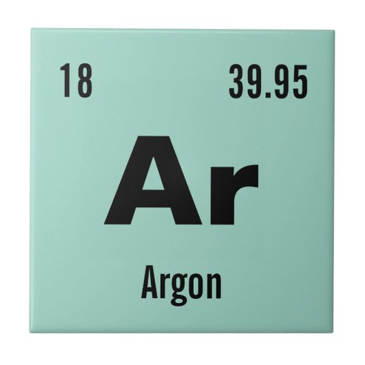 Carreau Customiser cet élément de chimie (Devant)