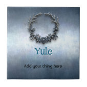 Carreau Customizable Yule Ceramic Tile (Devant)