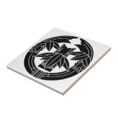 Carreau Cut bamboo in embracing bamboo leaves (Côté)