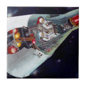 Carreau Cutaway Un Appareil Spacecraft Gemini À Deux Perso (Devant)