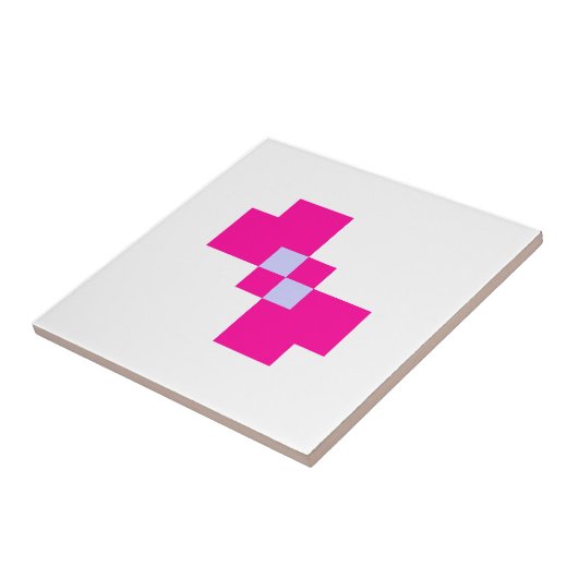 Carreau Cute 8 bits Pixel Bow (Côté)