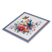 Carreau Cute amateur d'oiseaux cuisine artisanale (Côté)