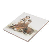 Carreau Cute Aquarelle Seaux Animal (Côté)