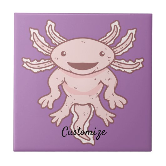 Carreau Cute Axolotl rose Thunder_Cove (Devant)