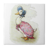 Carreau Cute Beatrix Potter, Jemima Puddle Duck Tile (Devant)