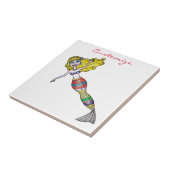 Carreau Cute Blonde Mermaid Thunder_Cove (Côté)