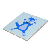 Carreau Cute Blue Baby Boy Fox (Côté)