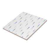 Carreau Cute Botanical Elegant Lavender Ceramic Tile (Côté)