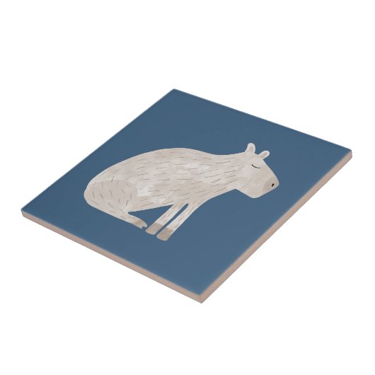 Carreau Cute Capybara  (Côté)