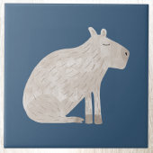 Carreau Cute Capybara 