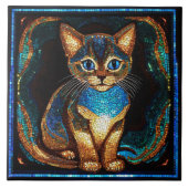 Carreau Cute Cat Mosaic (Devant)