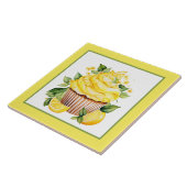 Carreau Cute citron cupcake boulangerie maison artisanat (Côté)