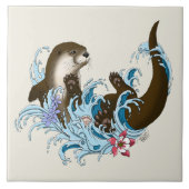 Carreau Cute d'eau de la rivière Otter (Devant)