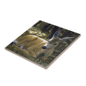 Carreau Cute Deer Fawn Lying Down (Côté)