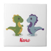 Carreau Cute Dinosaur Paire Thunder_Cove (Devant)