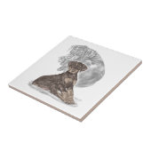 Carreau Cute Doberman Pinscher Puppy (Côté)