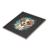 Carreau Cute Dog Paint Splash Vector Art_1 (Côté)