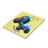 Carreau Cute dune buggy off road vehicle cartoon  (Côté)