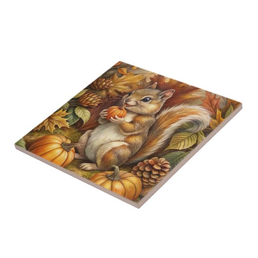 Carreau Cute écureuil (Côté)