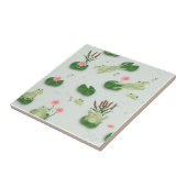 Carreau Cute Frogs in Lily Pond Nursery Gender Neutral (Côté)