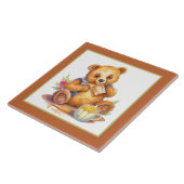 Carreau Cute Honey ours à la maison artisanat (Côté)
