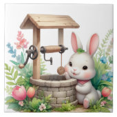 Carreau Cute lapin et bien Pays (Devant)