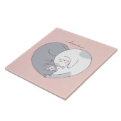 Carreau Cute Love Cats  (Côté)