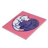 Carreau Cute Love Chats Carrelage céramique (Côté)