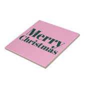 Carreau Cute Merry Christmas Ceramic Tile. (Côté)