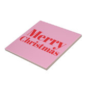 Carreau Cute Merry Christmas Ceramic Tile. (Côté)