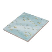 Carreau Cute Petit Poisson Motif Bleu (Côté)