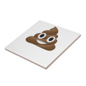 Carreau Cute Poop Emoji (Côté)
