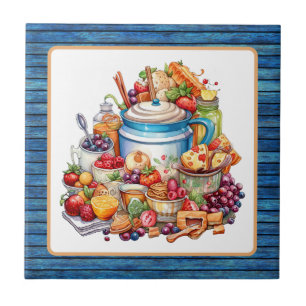 Carreau Cute Potte de cuisine