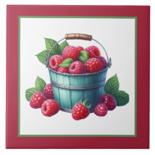 Carreau Cute Raspberry cuisine artisanale